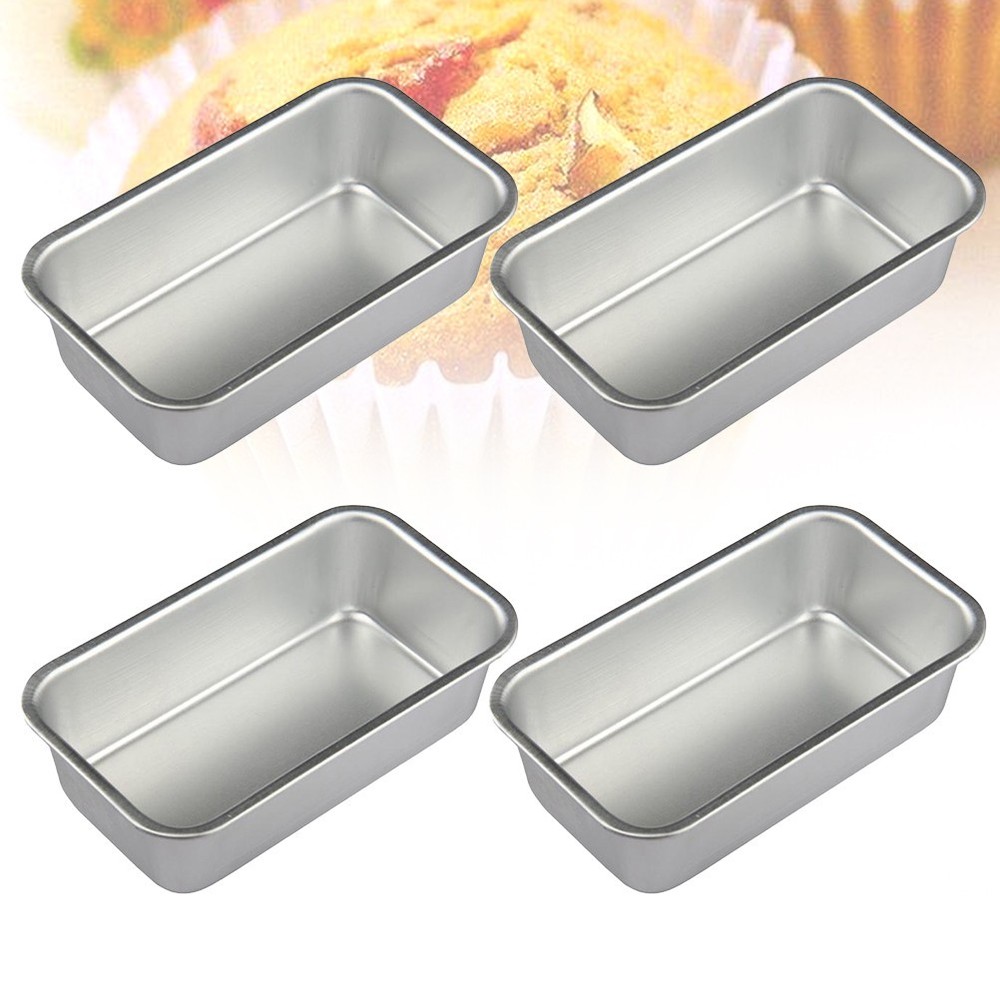 Nonstick Baking Tray 4pcs Set for Household Cake Bread Baking Use