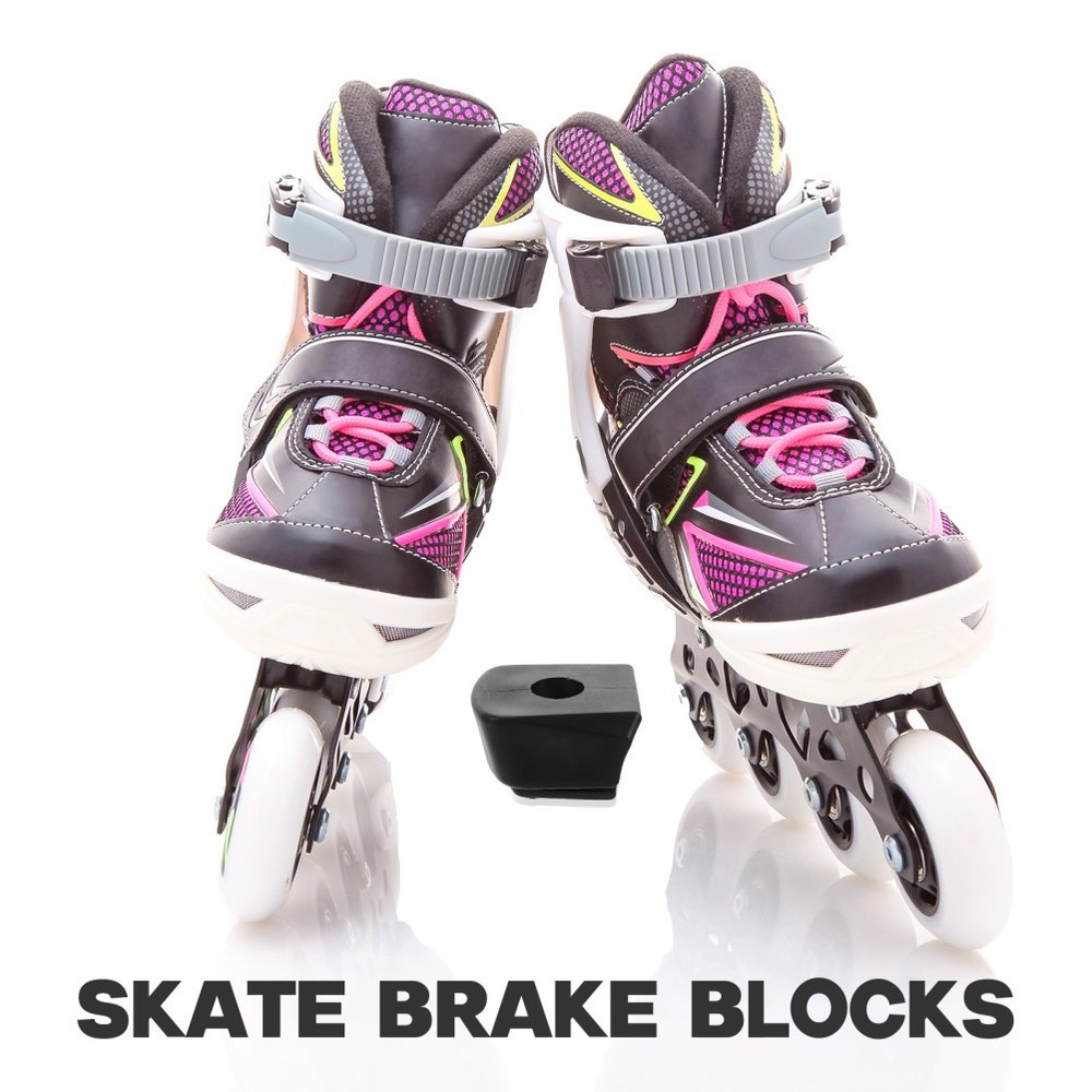 2 Pcs Roller Skate Accessories Toe Stops Inline Skates Block Pad