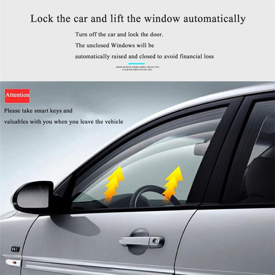 Car Engine Ignition One Key Start Push Button Remote Security Alarm System Kit