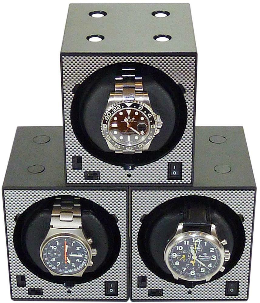Boxy Brand Brick Triple Automatic Watch Winder System - (3B)