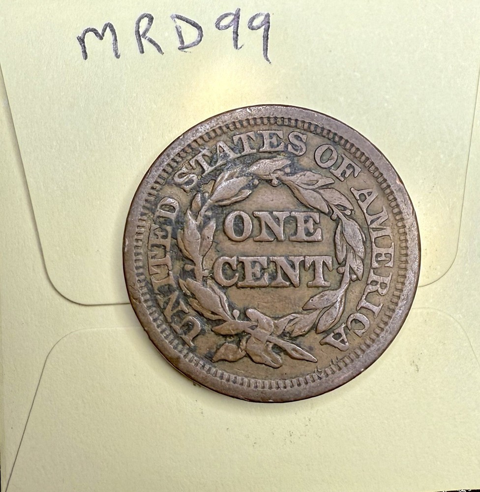 1846 Braided Hair Large Cent – Nice Circulated Example
