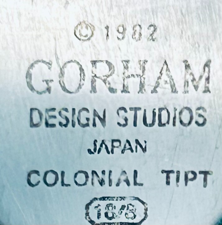 Gorham COLONIAL TIPT GLOSSY Salad Fork 7" Stainless Flatware 18/8 Design Studio