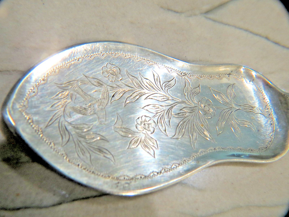 Danish 833 Silver Fish Server & Serving Spoon With Crown And Barley Twist