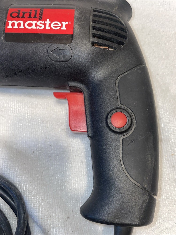 Drillmaster 3/8" Variable Speed Reversible Corded Drill 62856 Pre owned