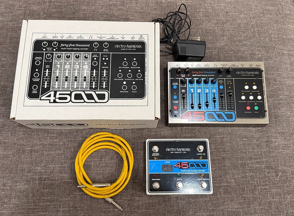 Electro-Harmonix 45000 Multi-Track Looping Recorder in box WITH foot controller!