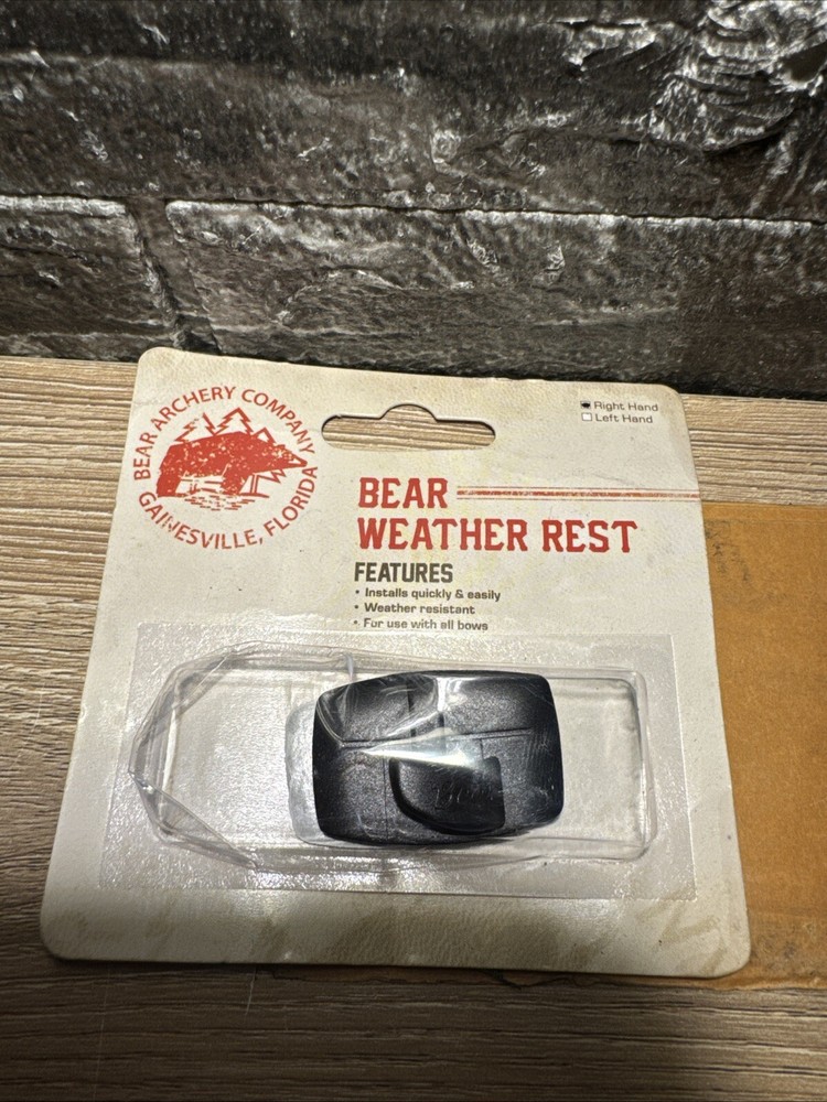 Bear Weather Rest Right Hand