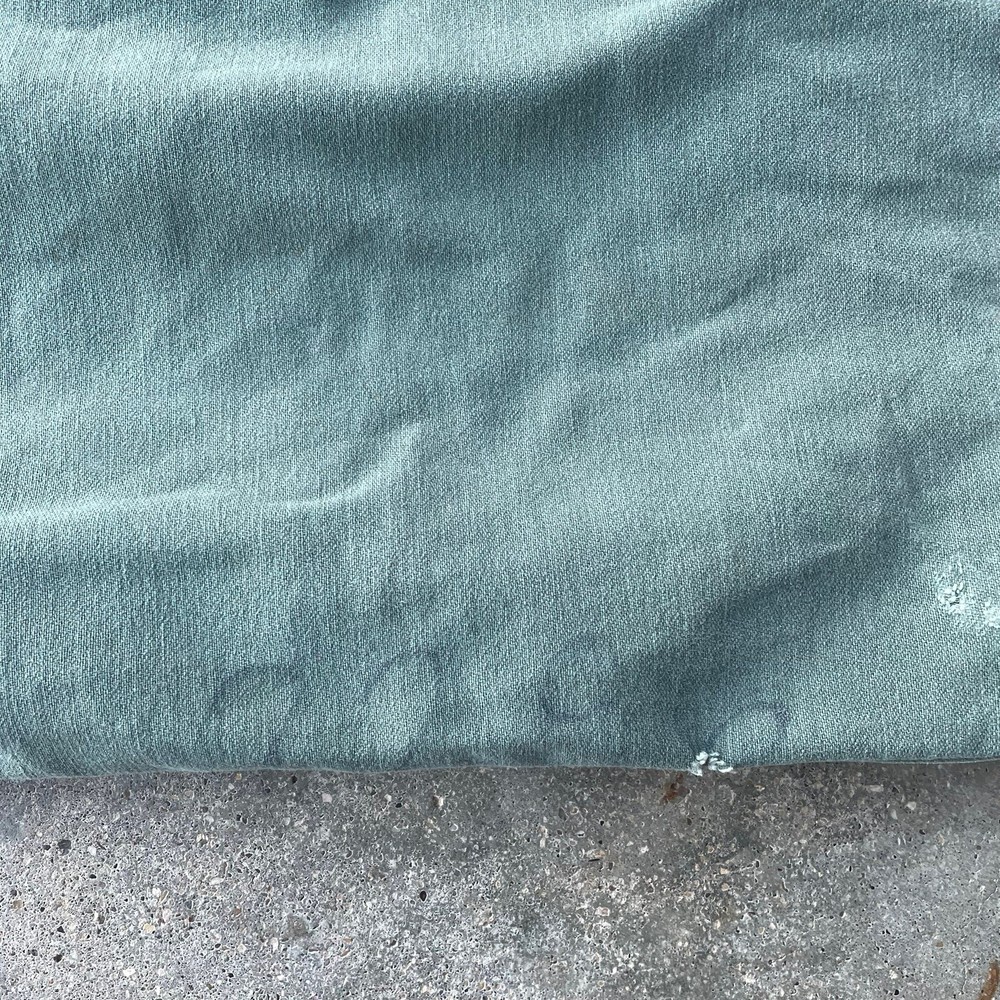 Vtg Military Pull String Canvas Bag US Stencil Green