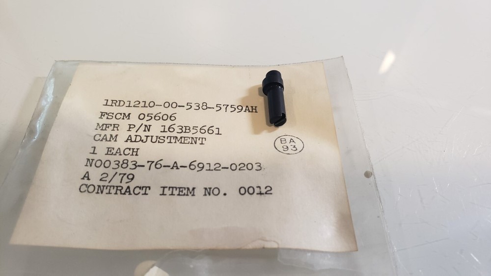 GENERAL DYNAMICS-OTS CAM ADJUSTMENT 163B5661 1210-00-538-5759