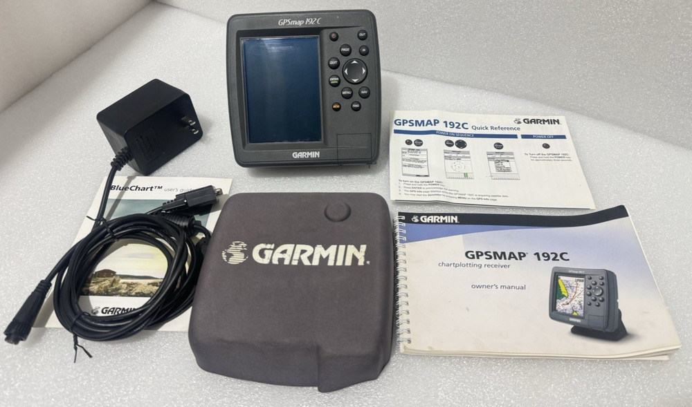 GARMIN GPSMAP 192C Color Chartplotter GPS Navigator , Tested WORKS!