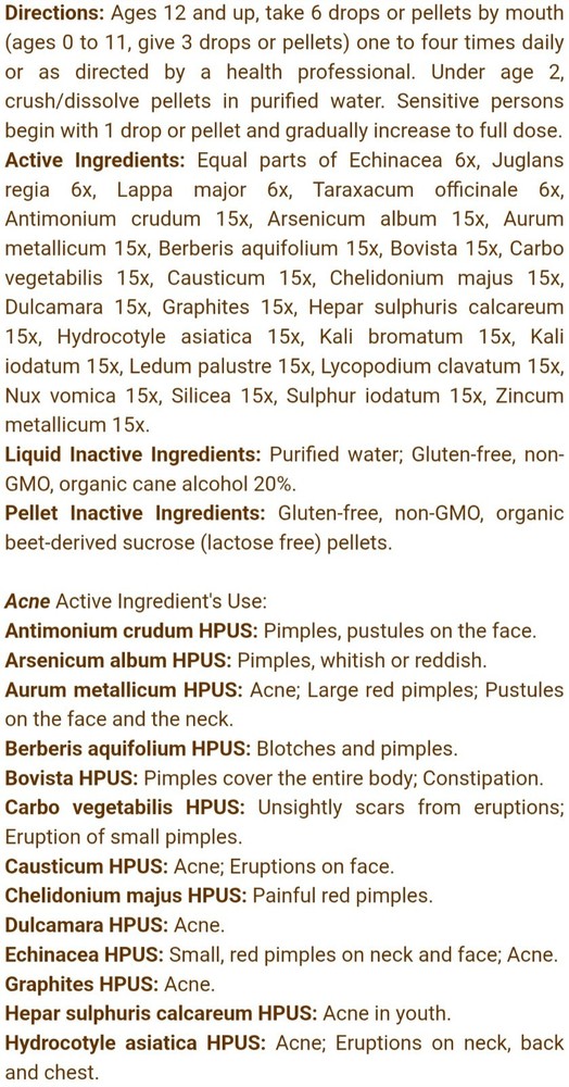 Newton Homeopathics Acne 1 FL OZ