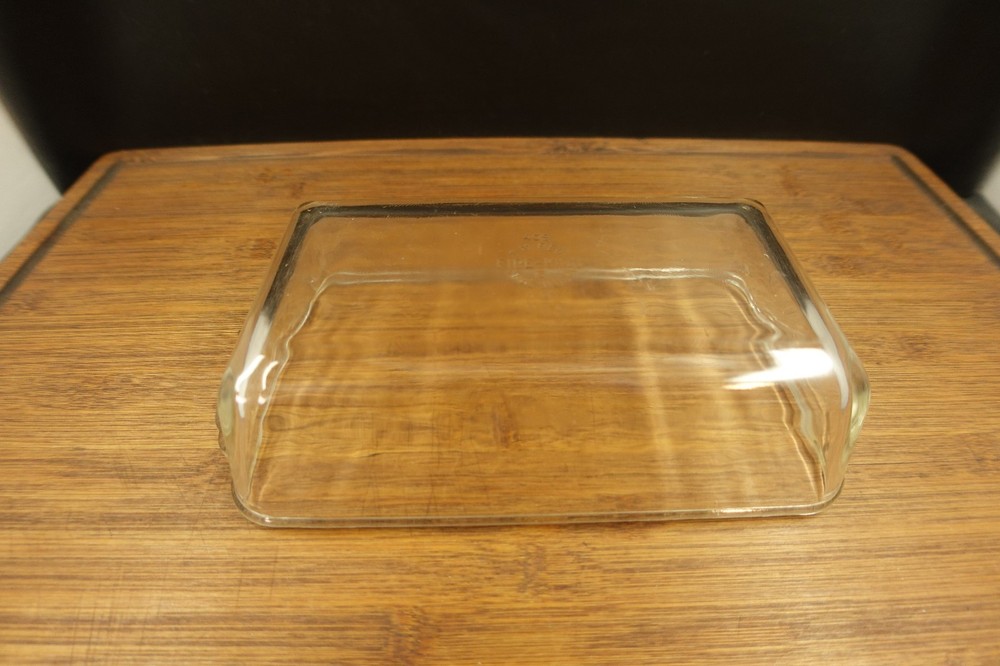 Fire-King Clear Glass 1 Quart Loaf Pan 409