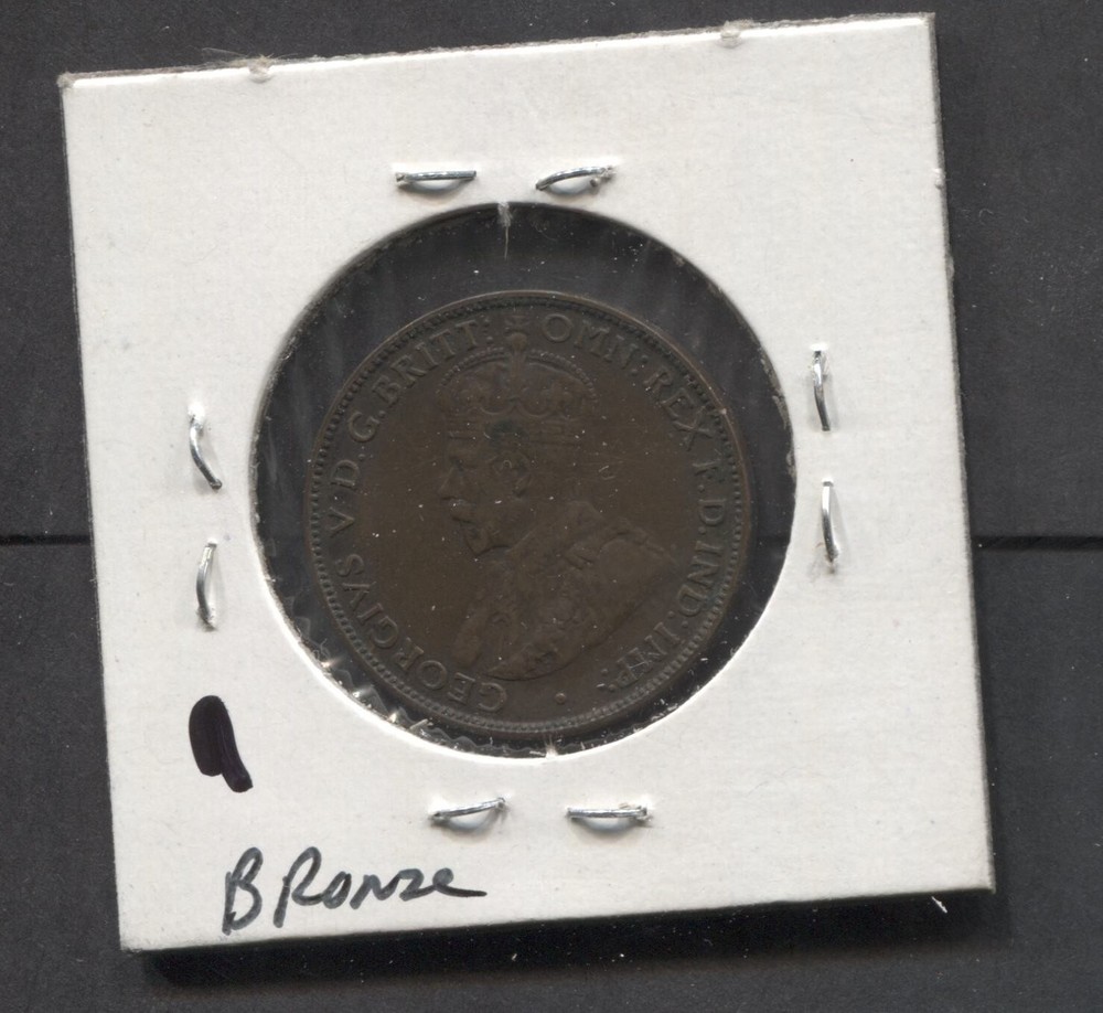 1917-Australia-VF-KM-22-1/2 Penny