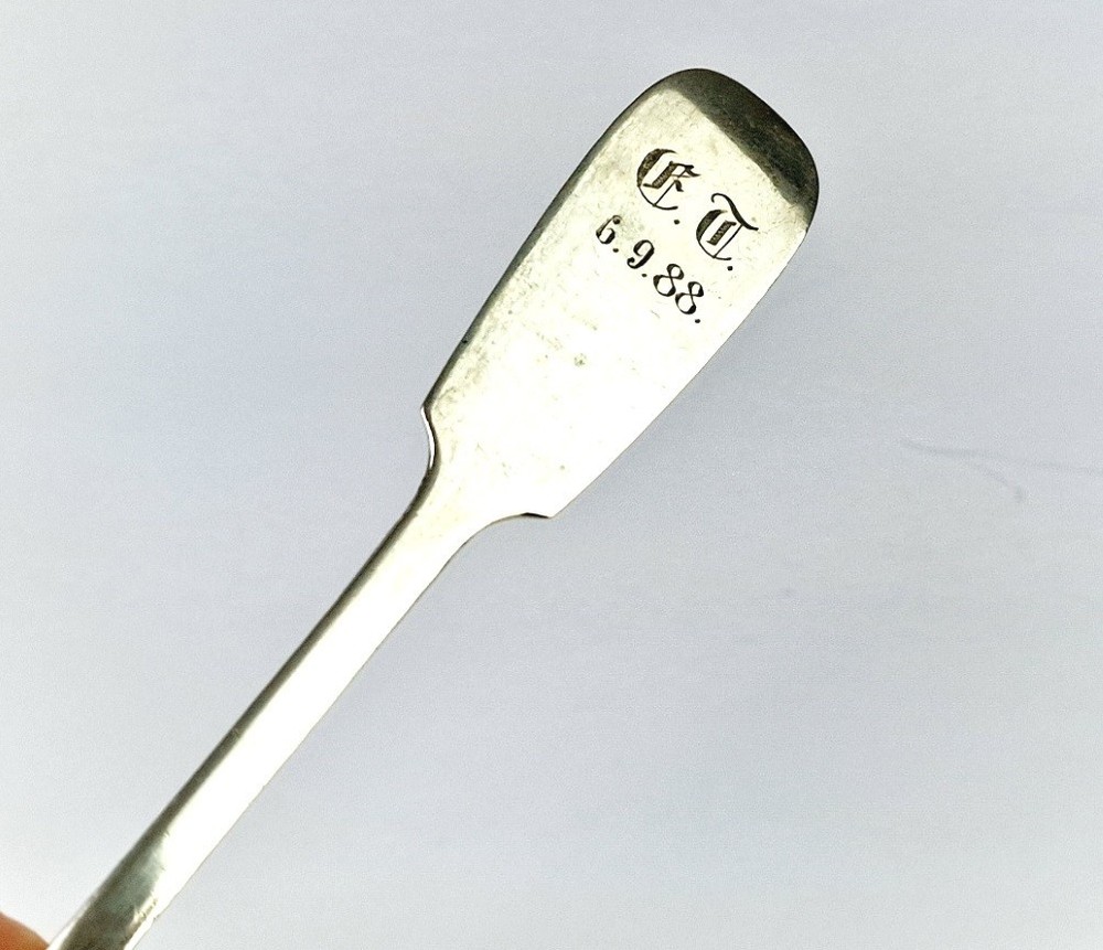 Spoon Silver Gilded Circa 1888 R1448