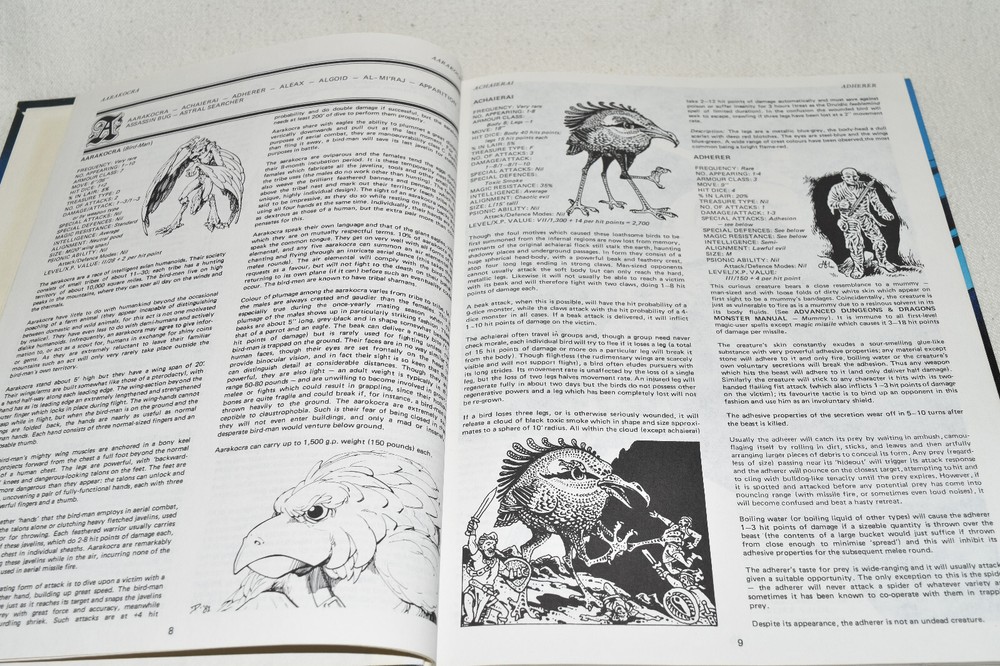 FIEND FOLIO 1981 1ST EDITION Advanced Dungeons Dragons AD&D 2012 TSR FINE/RARE!!
