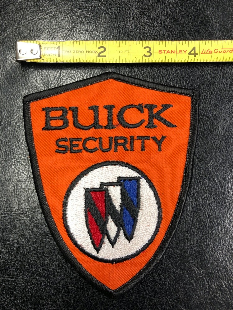 VINTAGE BUICK SECURITY EMBROIDERED PATCH