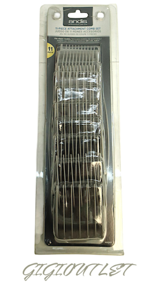 ANDIS 11-PIECE ATTACHMENT CO SET.
