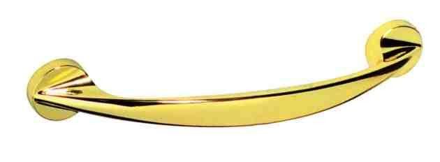 3-3/4" Disk Pull Polished Brass