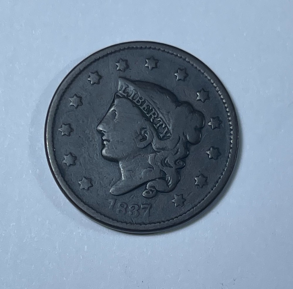 1837 Large cent Good+ (#21752)