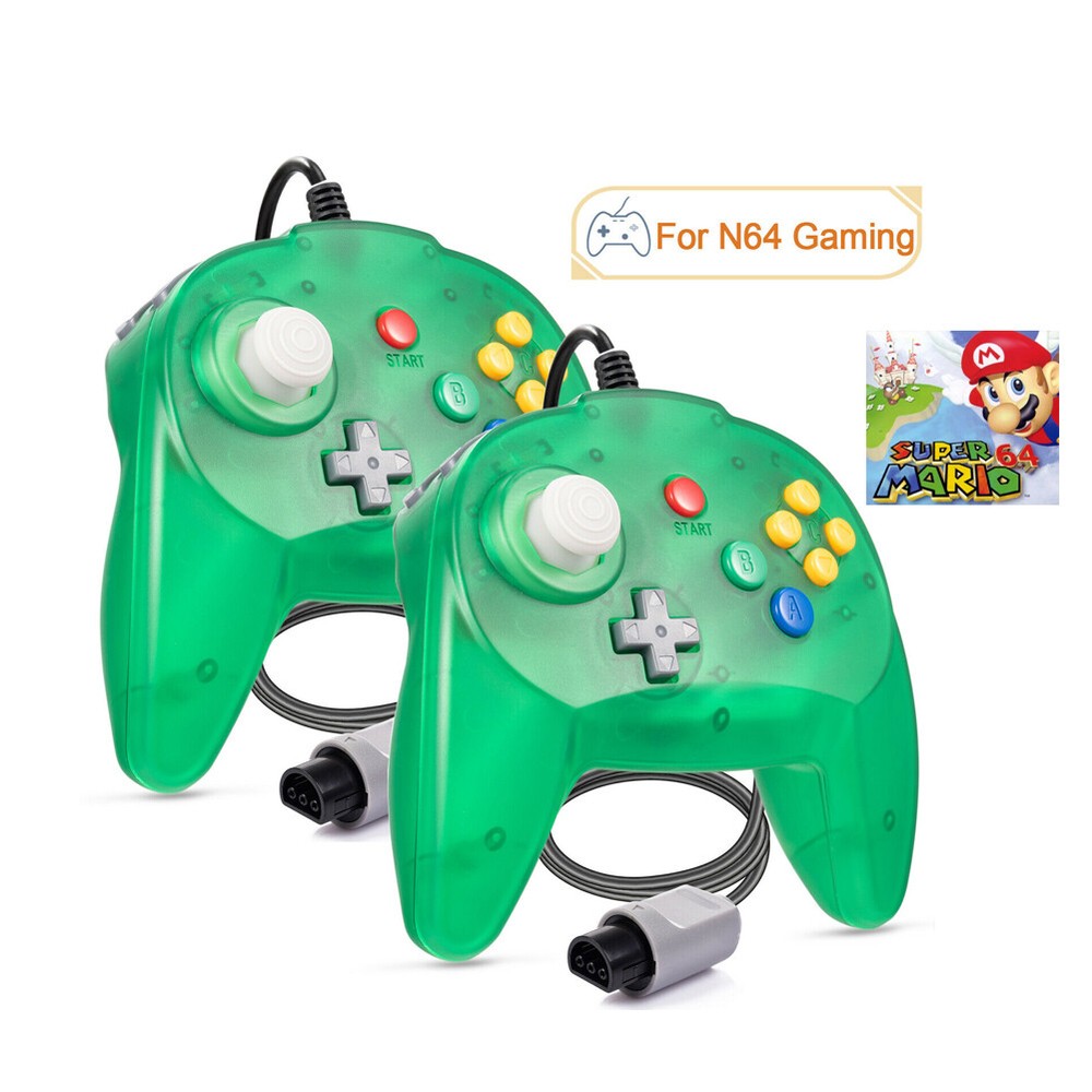 Mini N64 Controller Wired Game Controller Joystick for Nintendo N64 Console Game