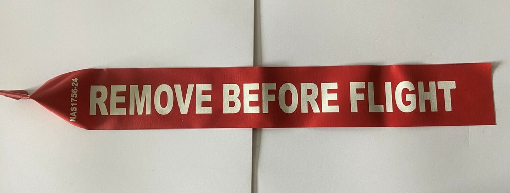NAS1756-24 - Remove before Flight Warning Flag / Streamer 24"