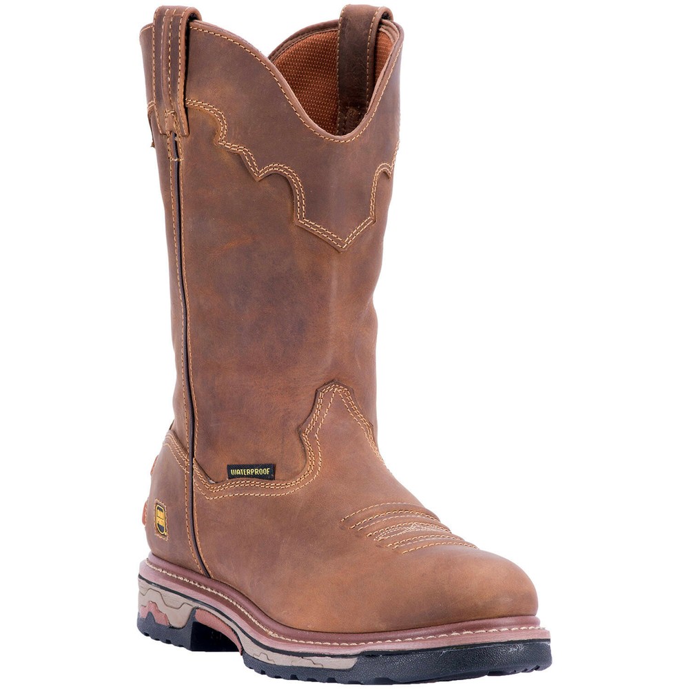 DAN POST MEN'S LEATHER JOURNEYMAN ST SADDLE