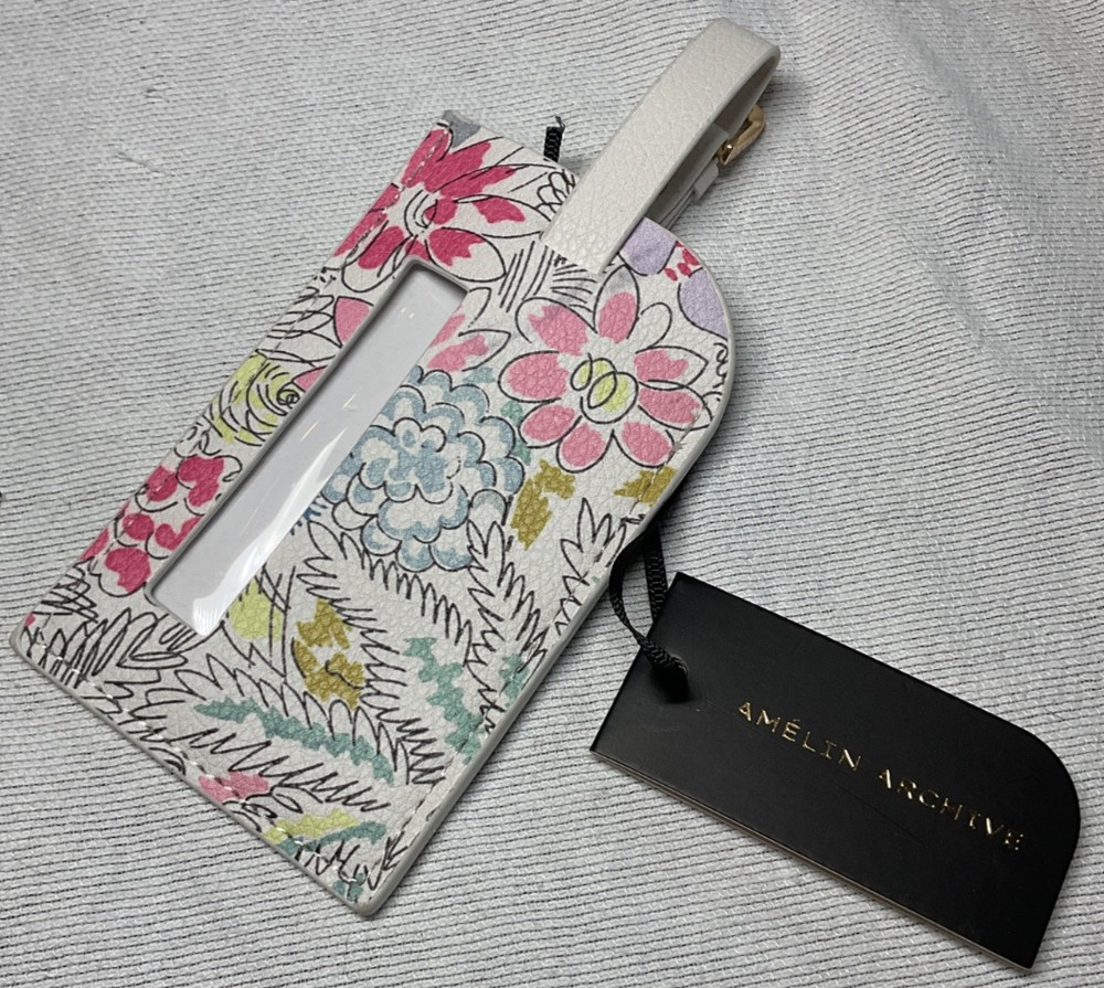Amelin Archive  Chagall Pattern LUGGAGE ID TAG NWT