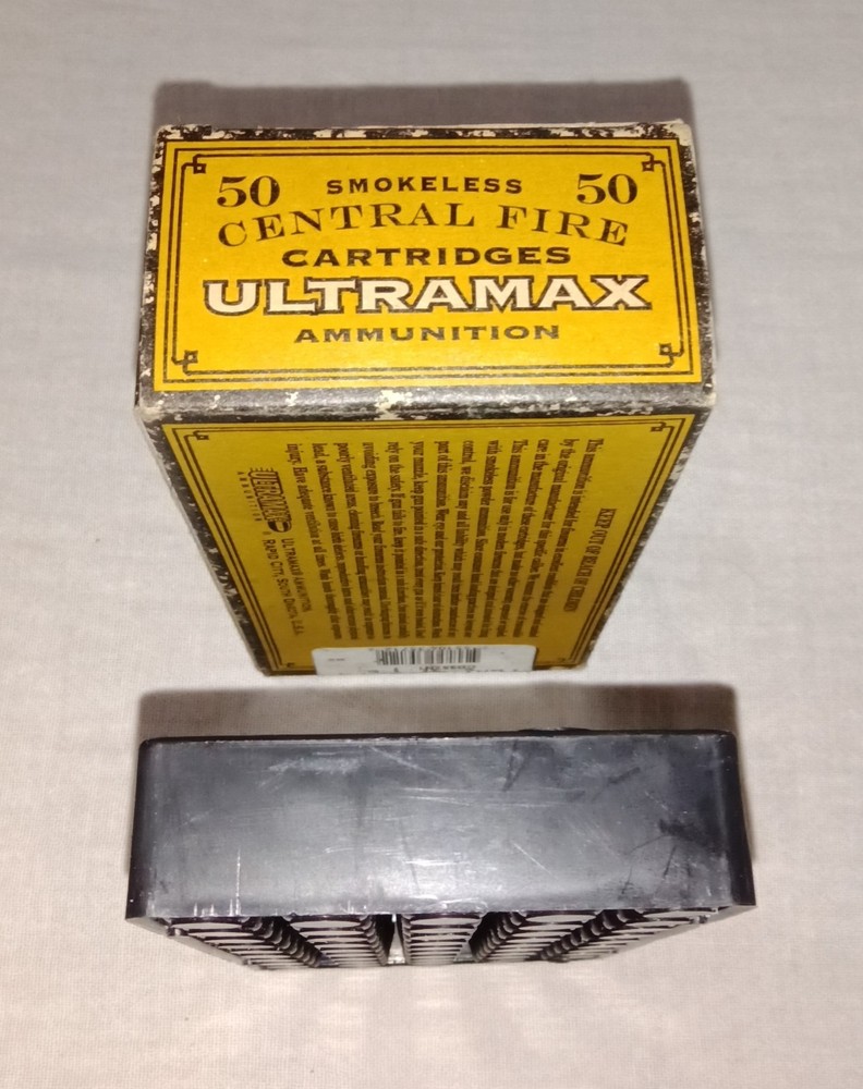 VINTAGE ULTRAMAX AMMUNITION EMPTY 357 CARTRIDGE BOX