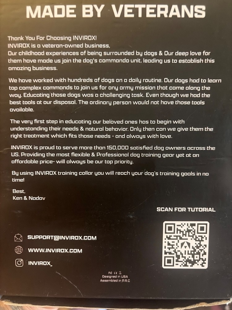 Invirox 1100 yards K9 spark