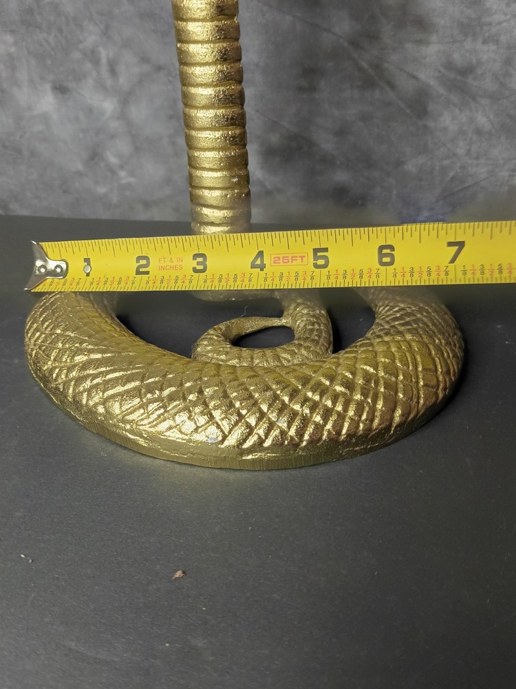 Cobra Brass Tone Figurine