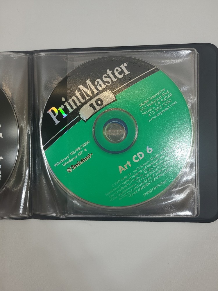 PrintMaster Platinum 10 1997-9 CD’s Complete & Tested.
