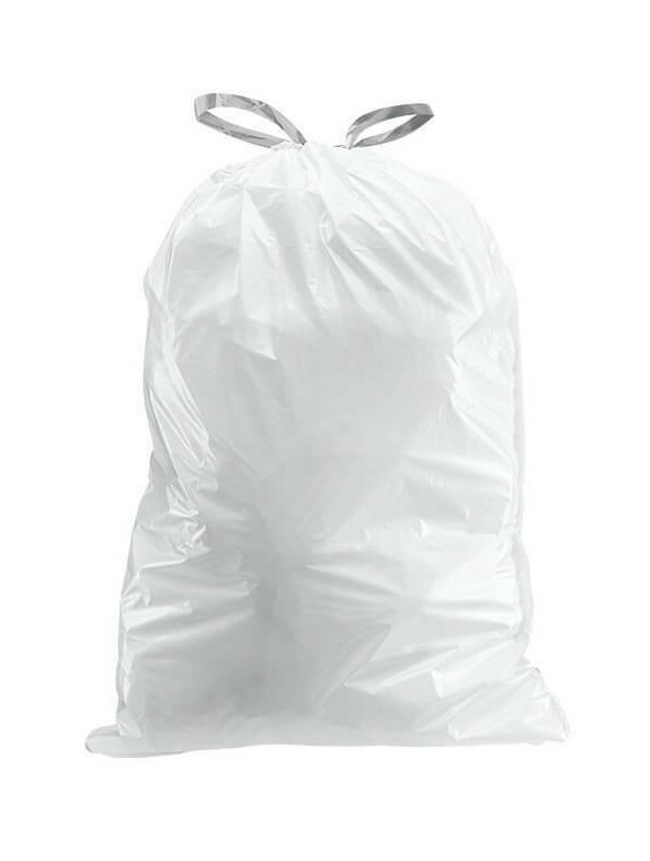 Plasticplace Custom Fit Trash Bags│simplehuman®* Code H Compatible (200 Count)