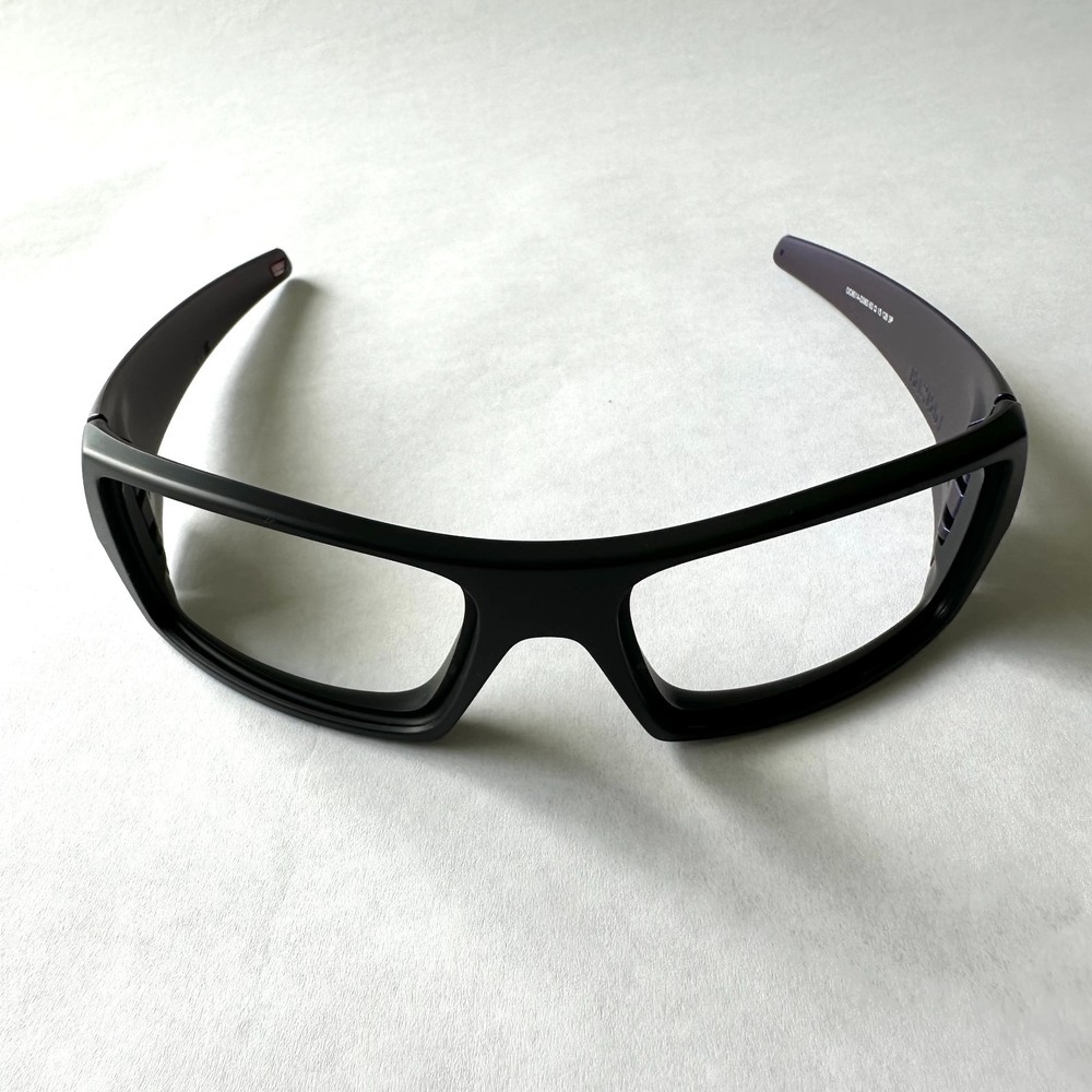 Oakley Gascan Matte Black Blue Ear Stems Replacement Frame Only Authentic OO9014