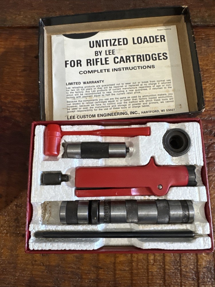Vintage Lee UNITIZED LOADER. Hand Loader For 220 Savage