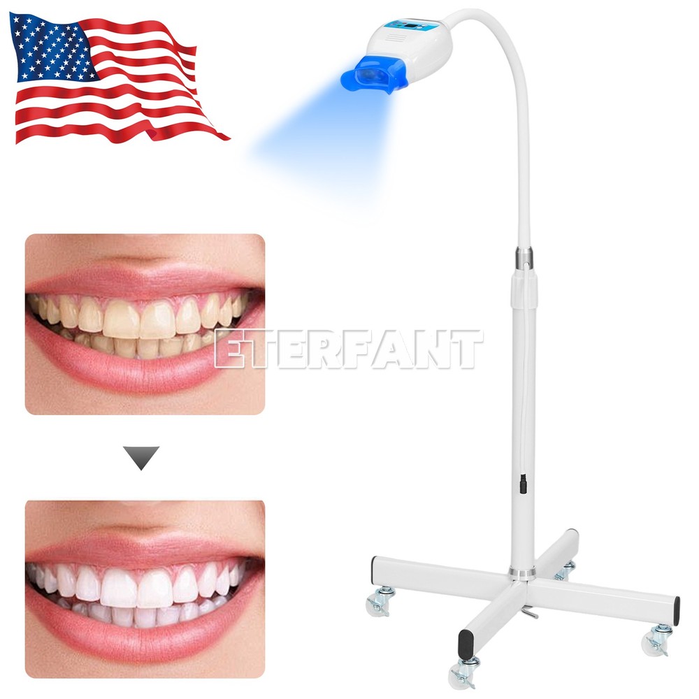 Dental Mobile Teeth Whitening Machine LED Light Accelerator Lamp Bleaching US