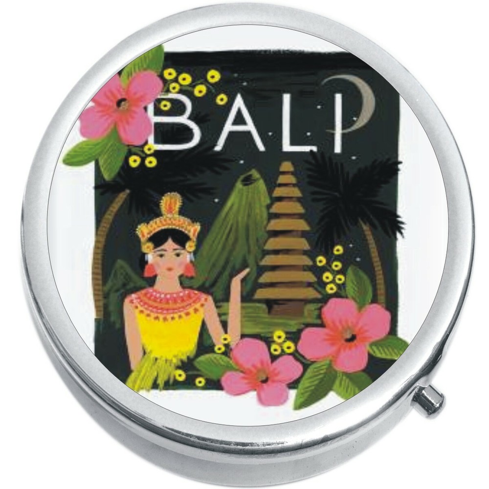 Bali Medicine Vitamin Compact Pill Box