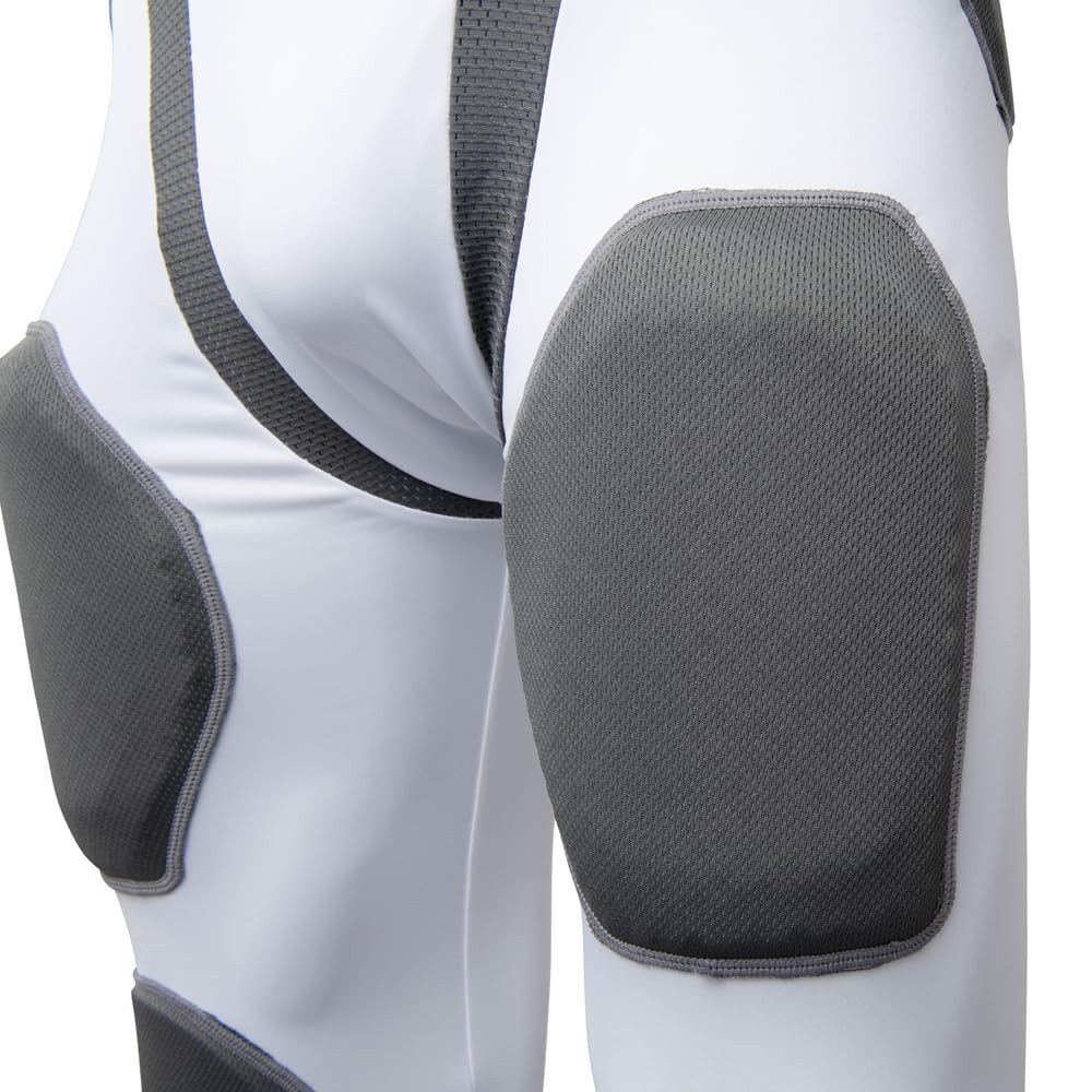 Champro Tri Flex 7 Pad Girdle Medium White Compression Gear With Cup Pocket