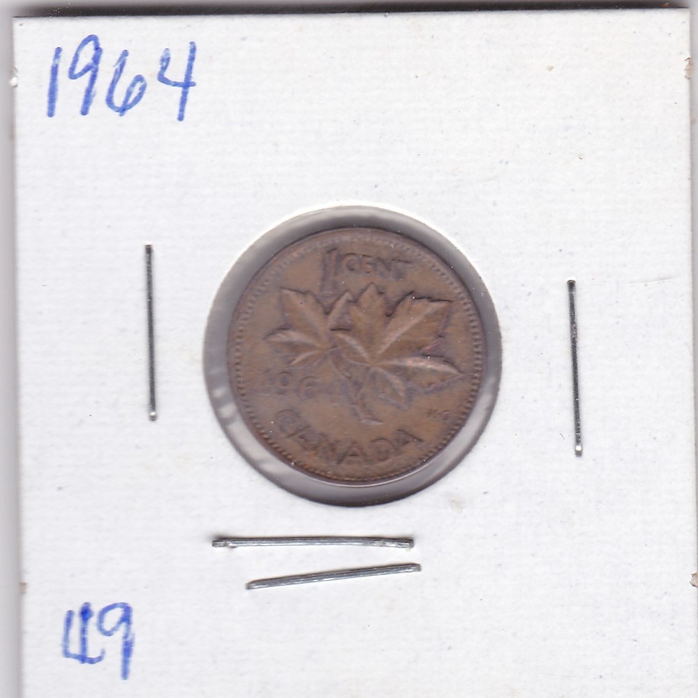 1964 Canadian Cent L19