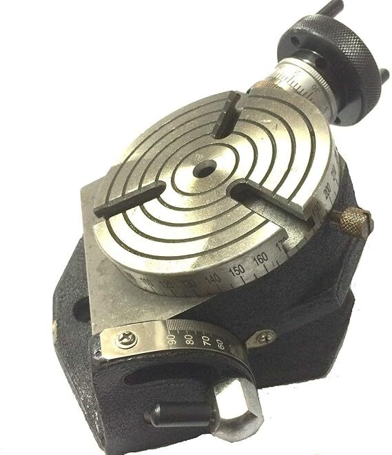 Horizontal Vertical 4" Inch II 100 mm Rotary Milling Table