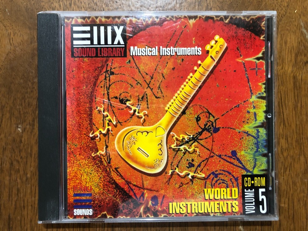 E-mu Sampler CD ROM Volume 5 World Instruments EIIIX E4 ESI Emu #1