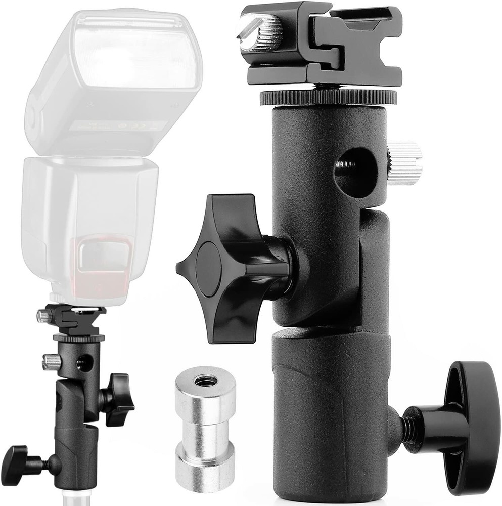Camera E-Type Flash Speedlite Mount Swivel Stand Light Bracket Umbrella Holder