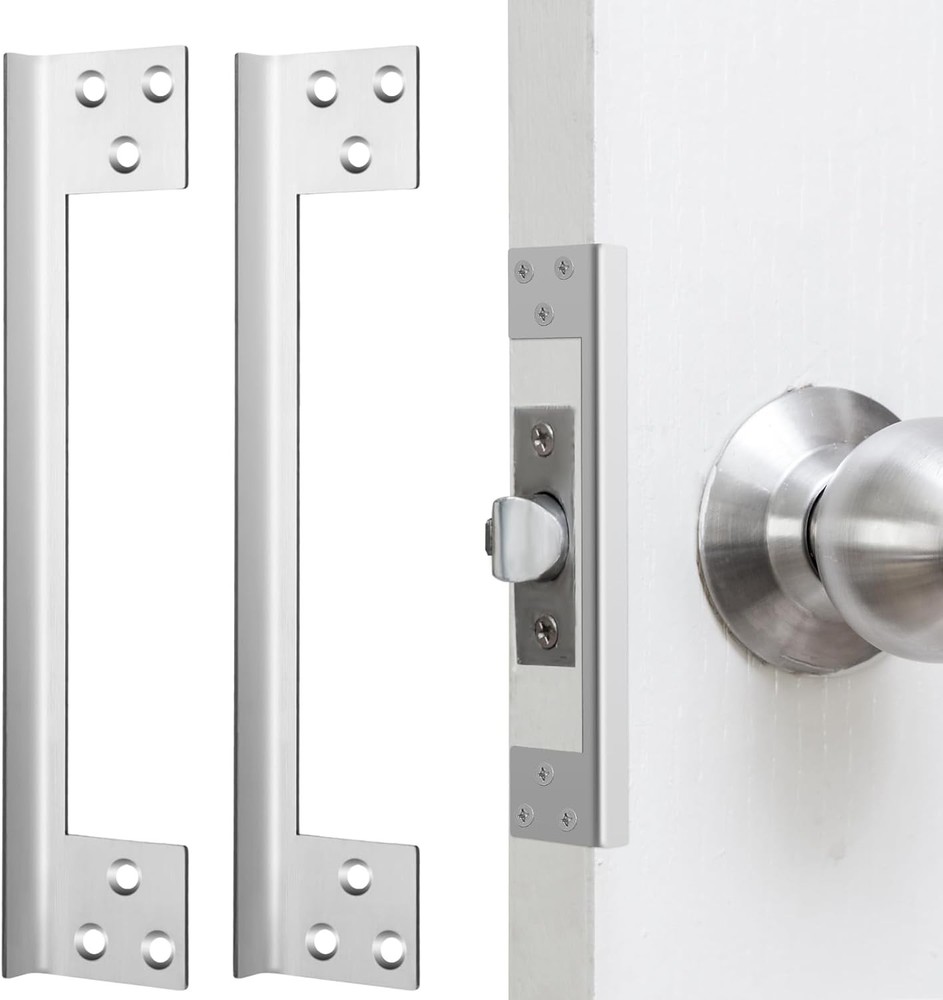 Best Door Latch Guard Plate Outswing Angle Protector Shield l Shaped Security