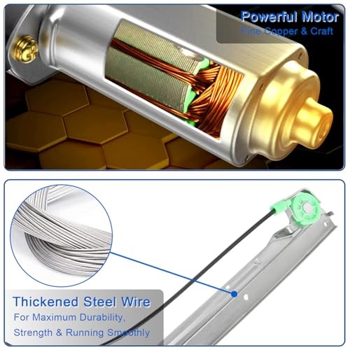741-534 Power Window Regulator with Motor Compatible Front Left Driver Side