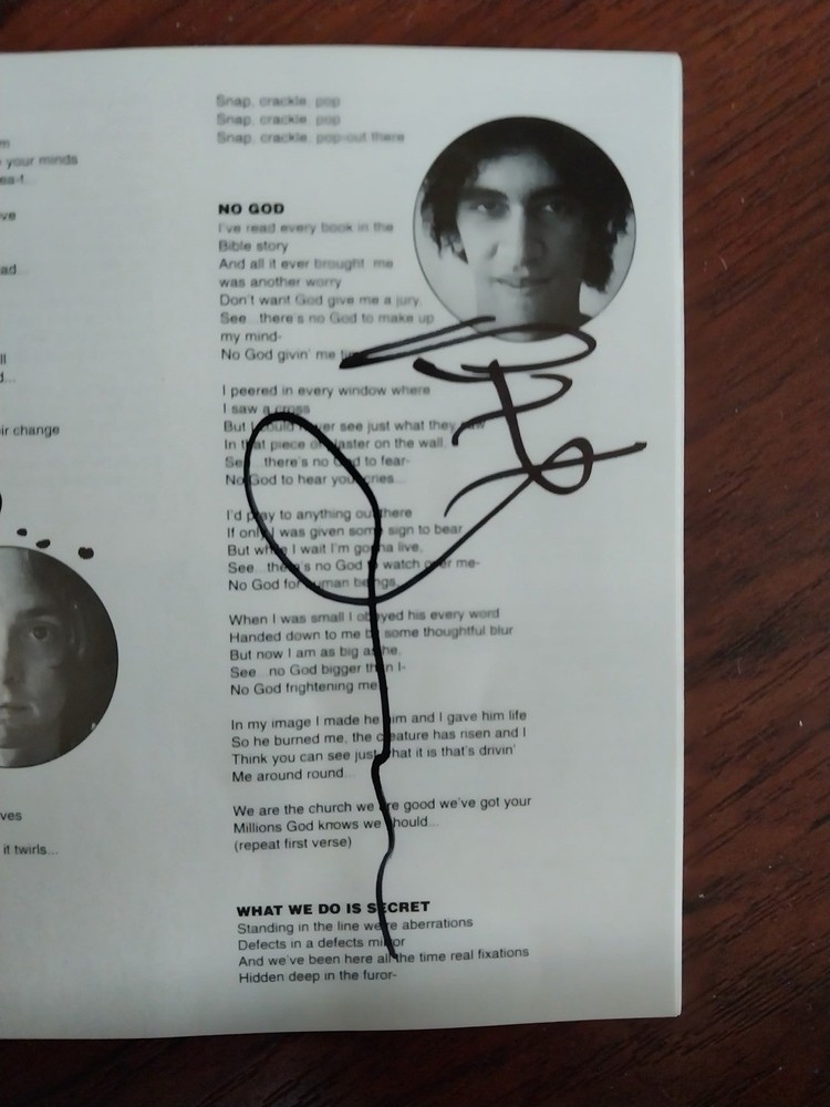 Autographed Germs CD