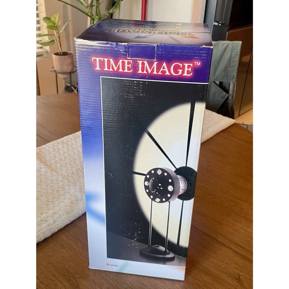 Vintage Time Image Shadow Clock Universe Space Age New In Box