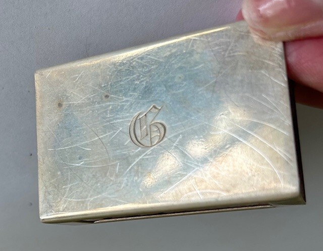 Sterling Silver Authentic Tiffany & Co Matchbox Cover
