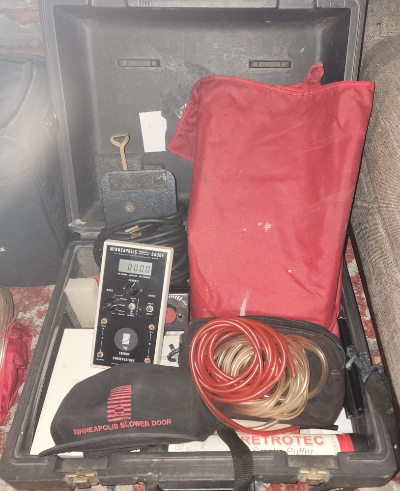 Minneapolis Blower Door Testing System + DG3 Pressure & Flow Gauge