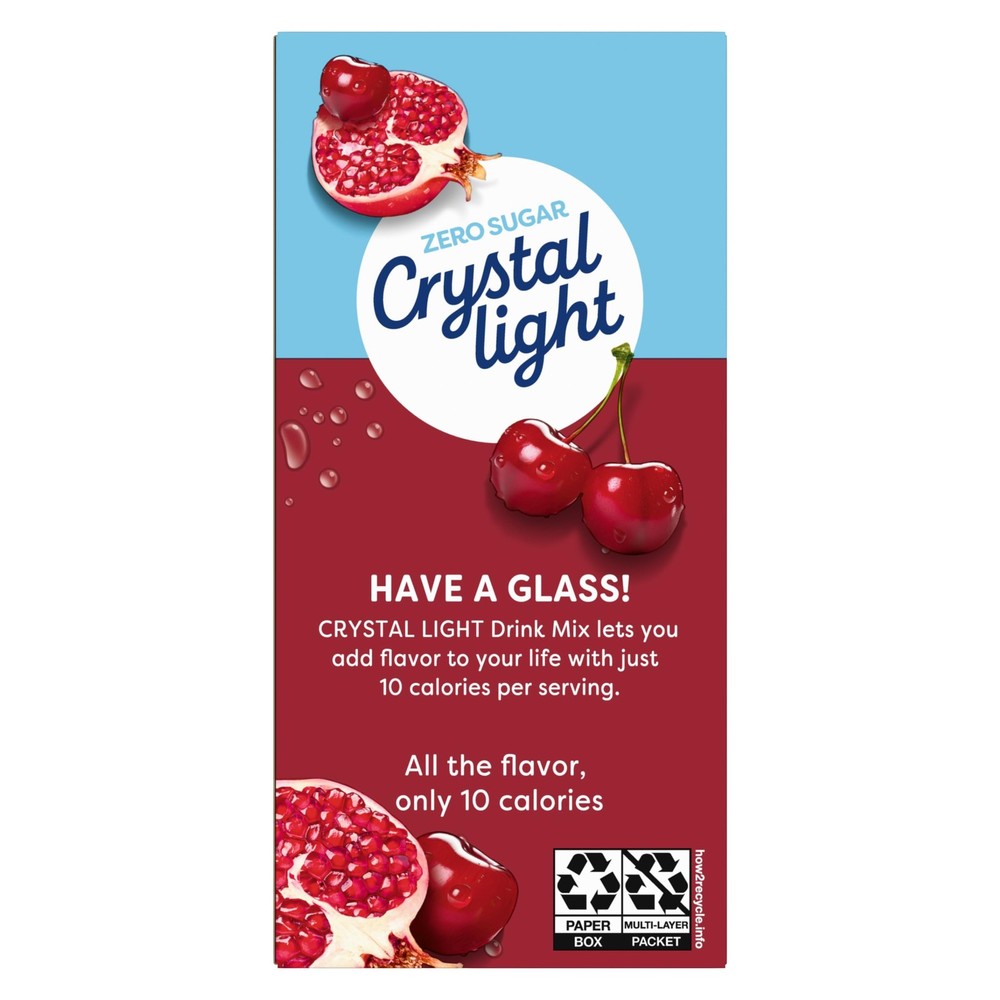 Cherry Pomegranate Powdered Drink Mix - 120 Packets for On-the-Go Refreshment