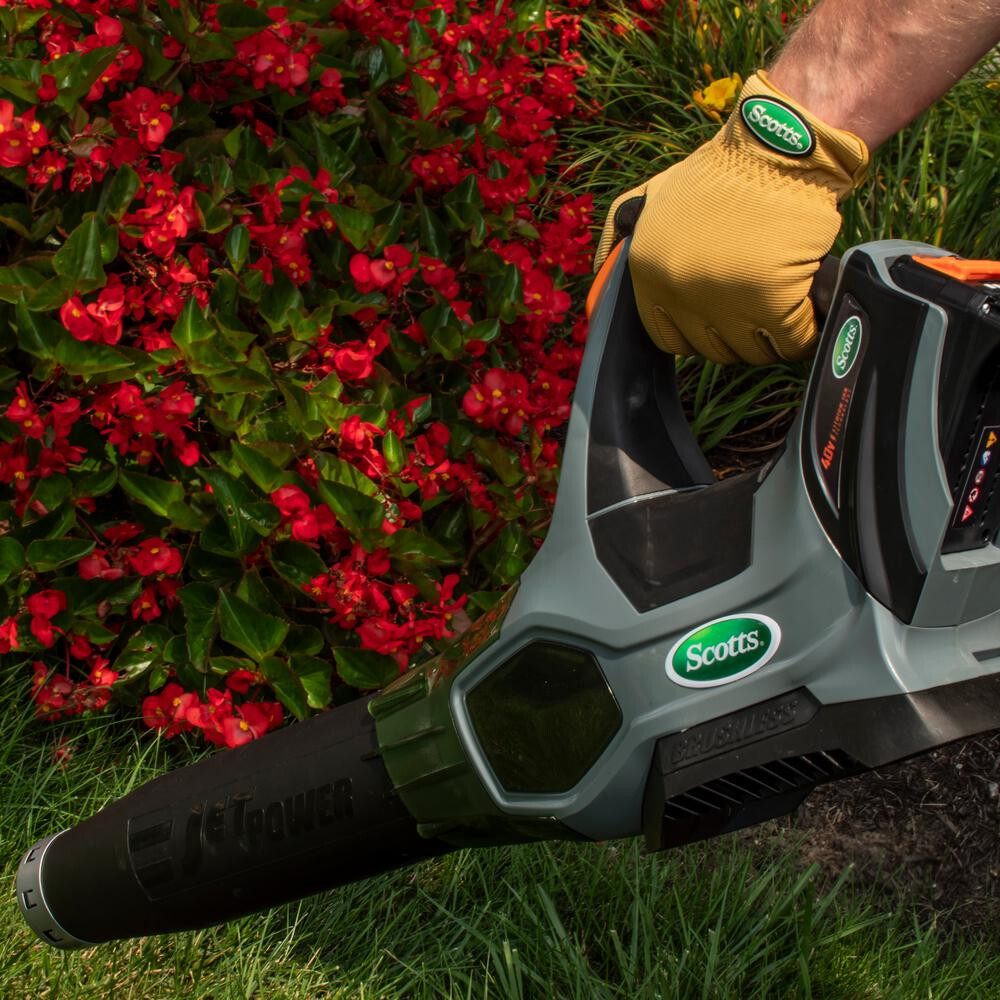Scotts - 40 Volts Cordless Handheld Leaf Blower & String Trimmer Combo