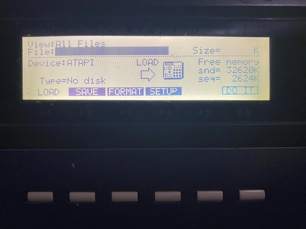 Akai MPC 2000XL MCD MIDI Production Center Sampler Sequencer Drum Machine Blue