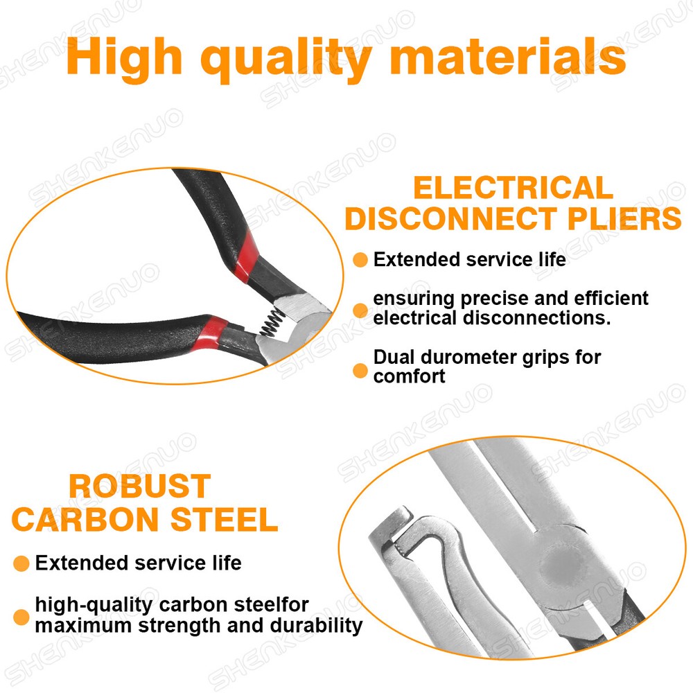 2X Electrical Disconnect Pliers 60 Degree Electrical Connector Separator Wiring